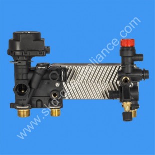 Hydraulic block for gas boiler 02, Hydraulic block for gas boiler 02